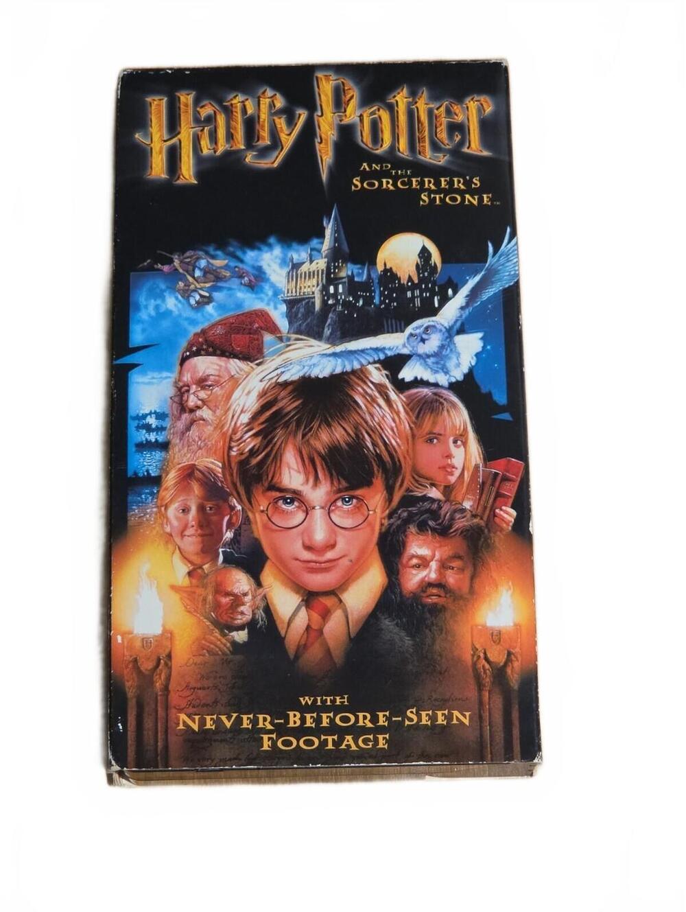Harry Potter and the Sorcerers Stone (VHS, 2002, Includes 5 Additional Minutes)